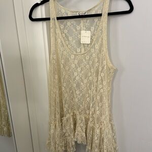 NWT Free People Intimate Slip in Ivory